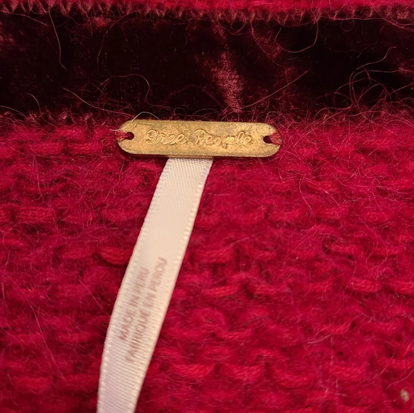 Free People Women's pink sweater 45% alpaca size S/P - Picture 5 of 14